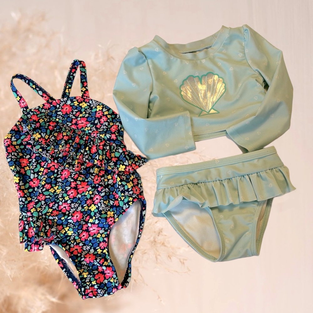 2T Cat & Jack Swimsuit Bundle